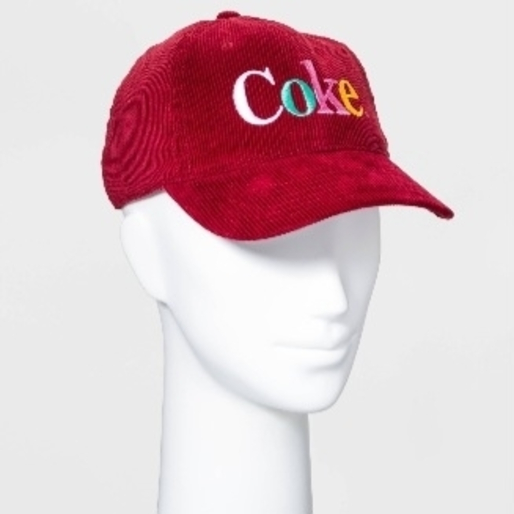 Coca Cola Red Corduroy Cap